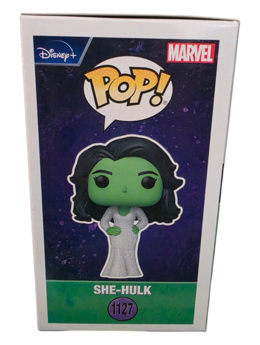 Marvel She-Hulk Glitter #1127 Exclusive NIB Funko Pop! - Picture 3 of 7